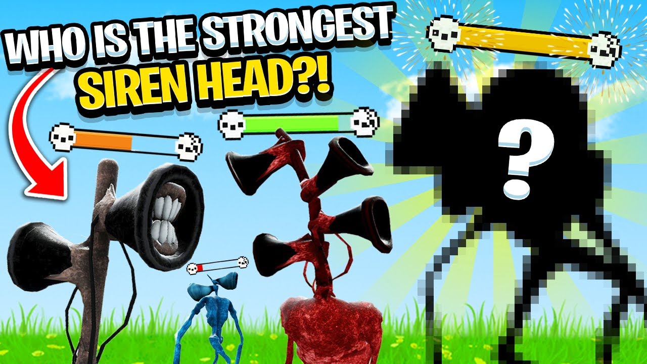 WHO IS THE STRONGEST... SIREN HEAD?! (Garry's Mod Sandbox) | JustJoeKing