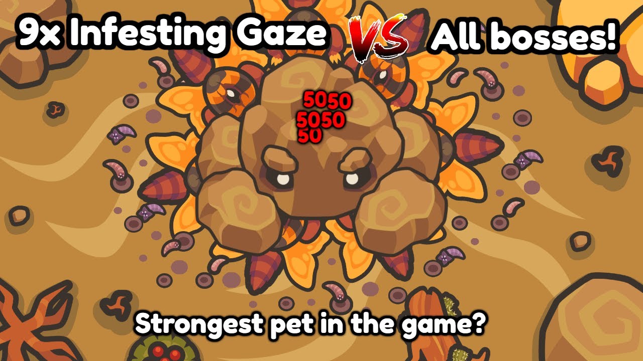 DESTROYING Bosses With 9x Infesting Gazes | Taming.io