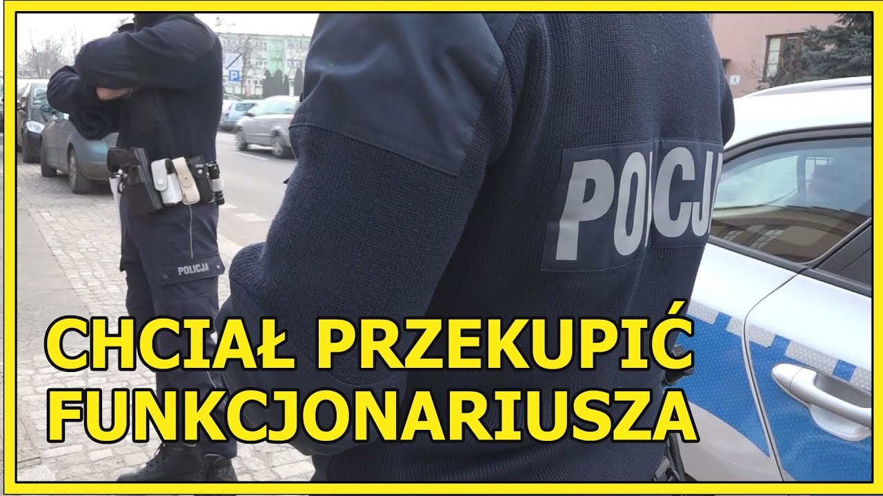 LEGNICA. Za 500 euro chciał przekupić policjant&oacute;w