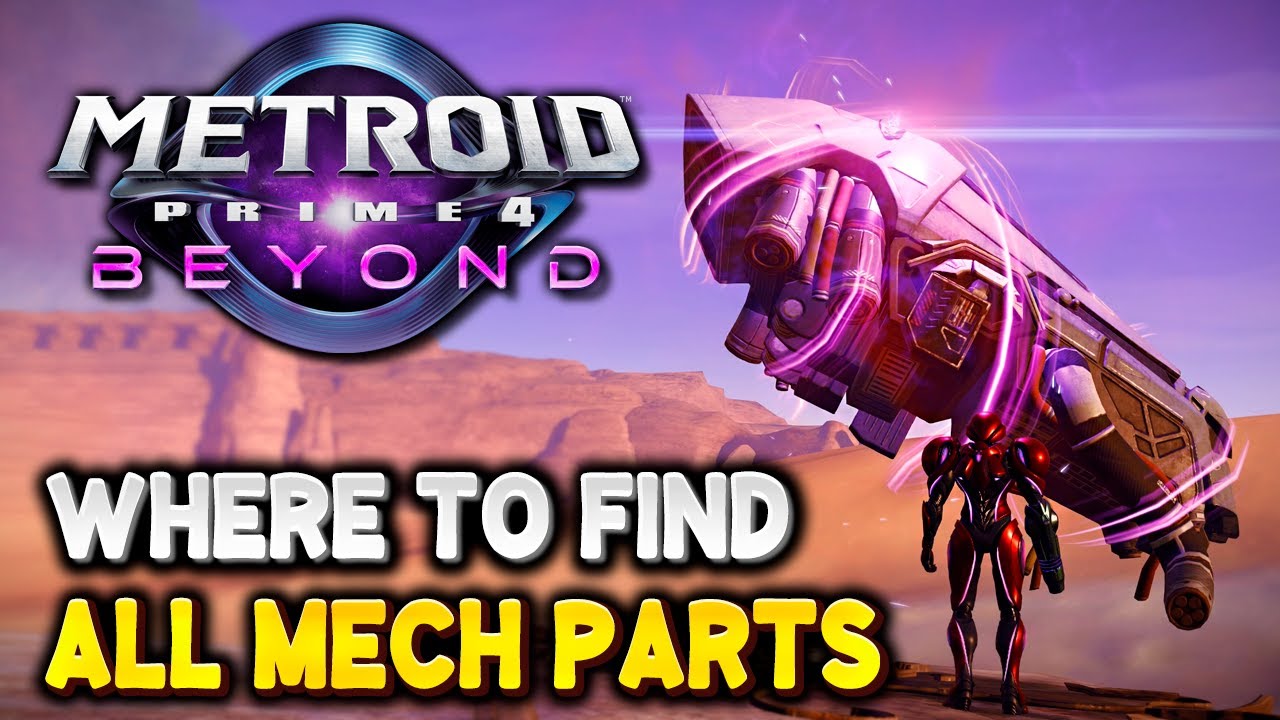 Metroid Prime 4 ALL MECH PART LOCATIONS
