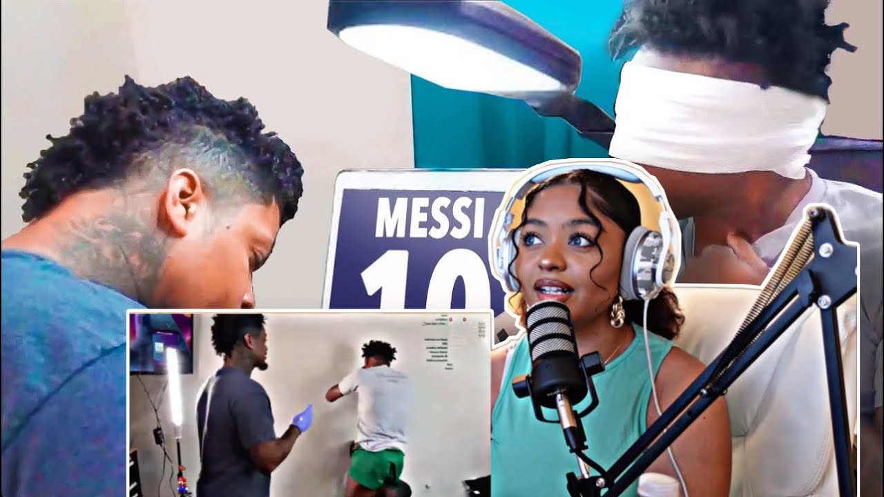 iShowSpeed Gets a Tattoo While BLINDFOLDED.. ** REACTION