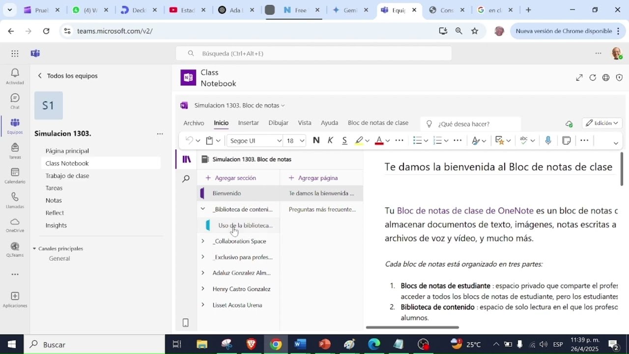 ¿Nuevo en Class Notebook? Aprende a usarlo con un ejemplo práctico para docentes