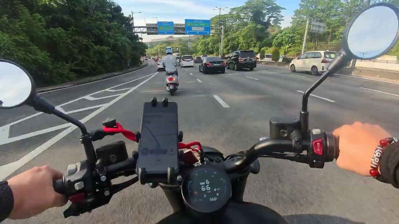 QJ Motor SRV250 AMT Morning Ride to Serdang ft Honda CB350RS & Vespa Sprint 150