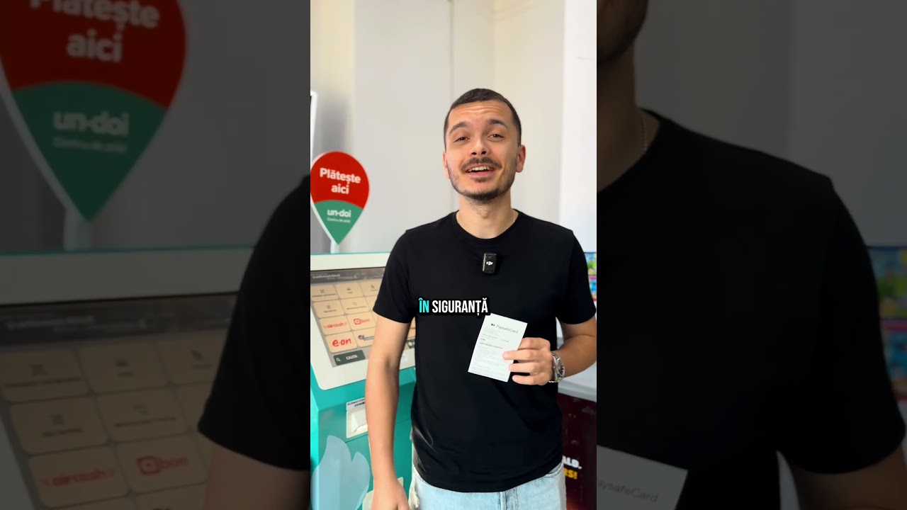 Abon și PaysafeCard la automatele un-doi Centru de plăți