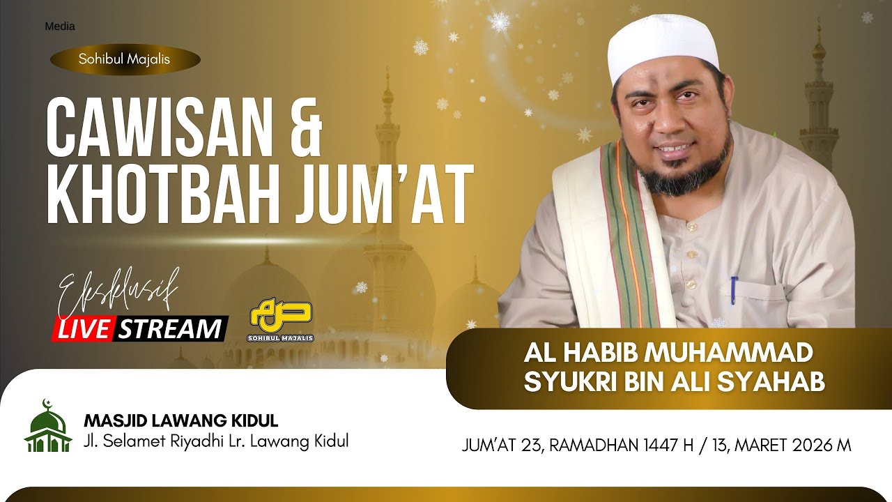 🔴 LIVE CAWISAN RAMADHAN JUM'AT MASJID LAWANG KIDUL