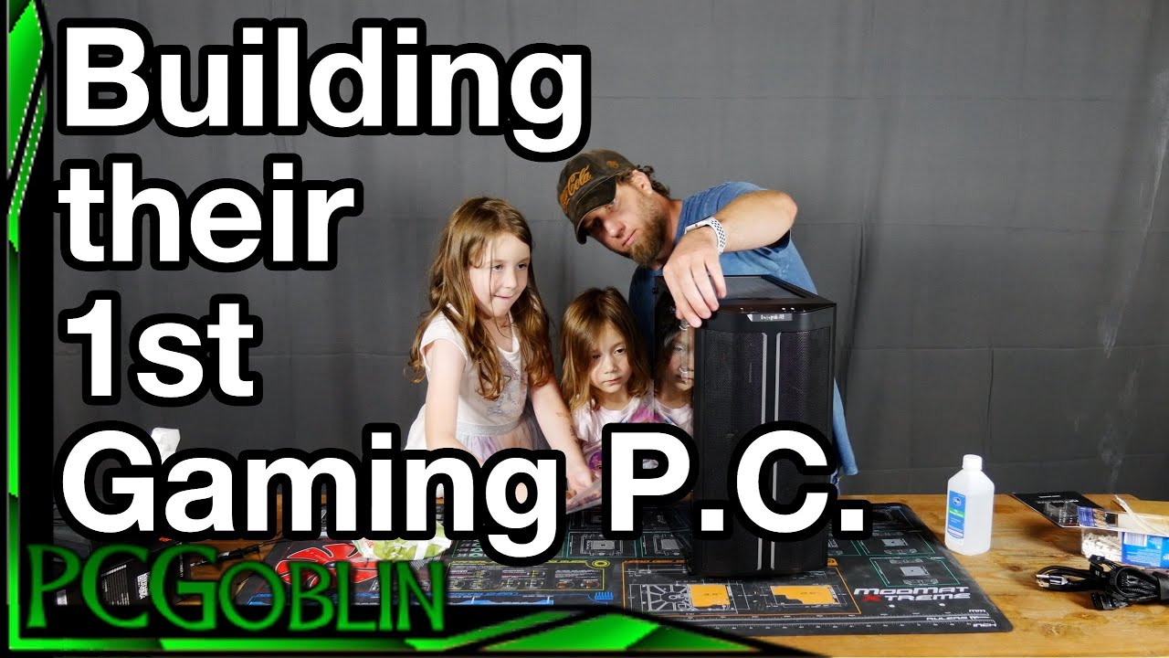 Building my daughters 1st PC with their help.