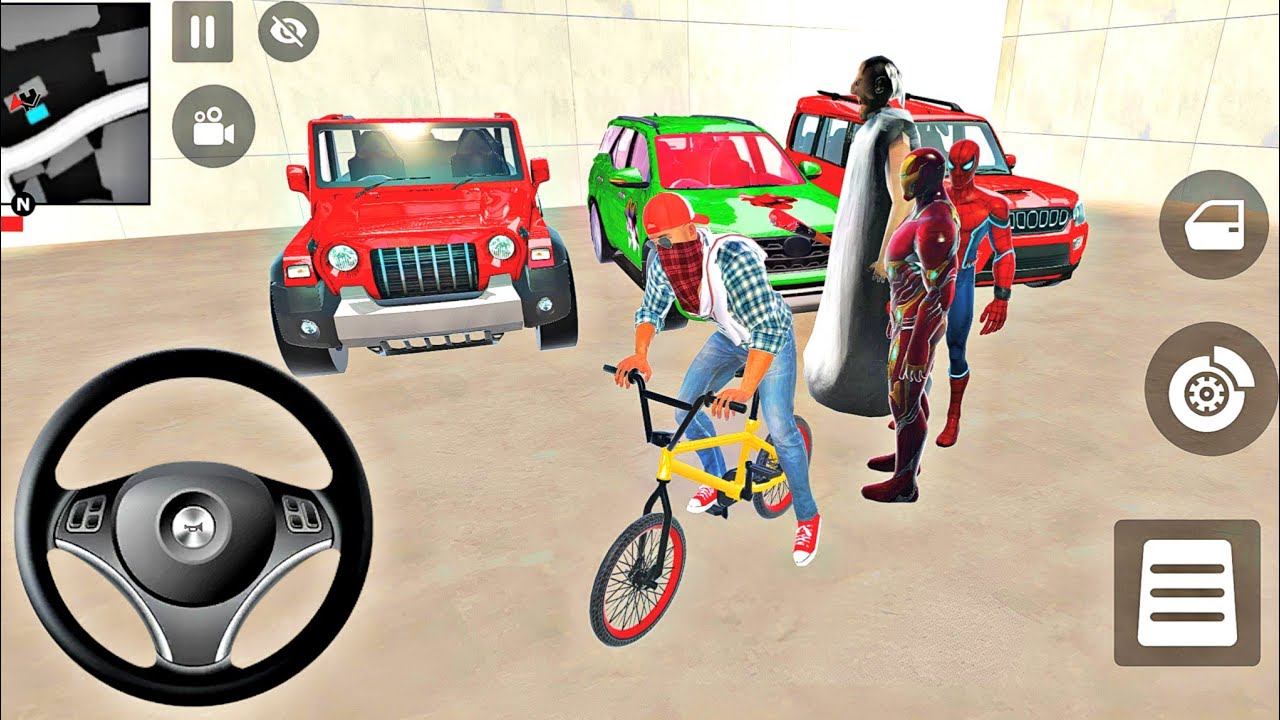 🌿🎯 Indian Thift Auto Simulator ❤️ Car Showroom Purchase Red Fortuner 🚗 Free Fire Red Criminal ♨️ #2 