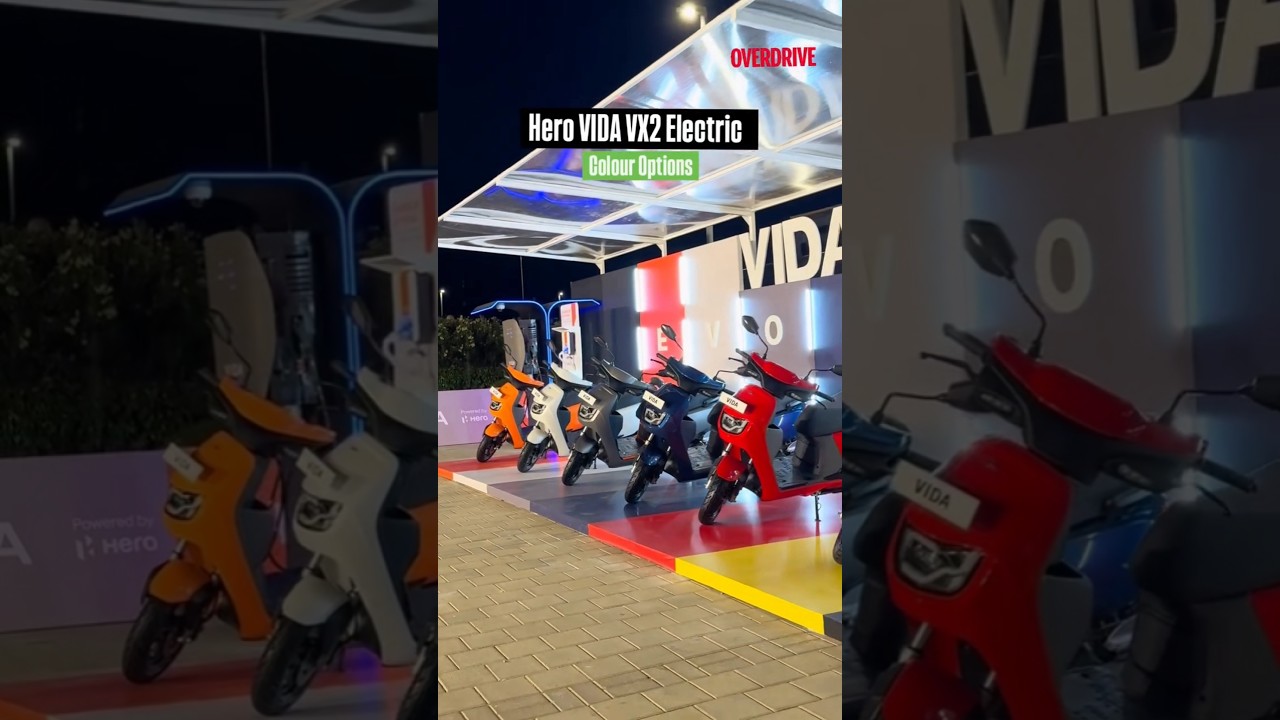 Hero VIDA VX2 Electric Scooter Colour Options 