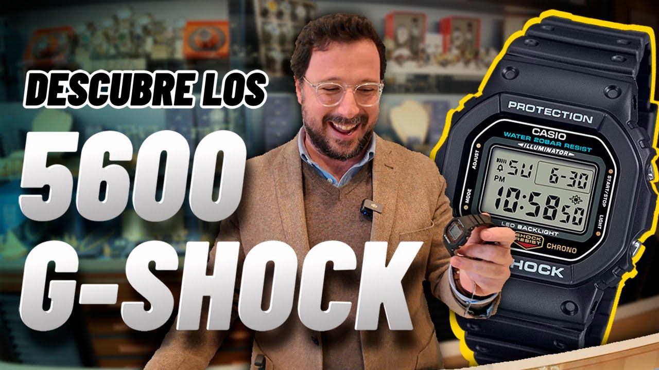 G-SHOCK 5600: El reloj que lo inició todo (y aún puedes comprar). Hacemos un repaso de este icono.