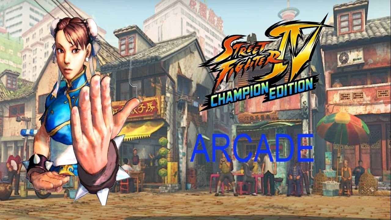 Street Fighter IV Champion Edition Chun−Li Arcade.