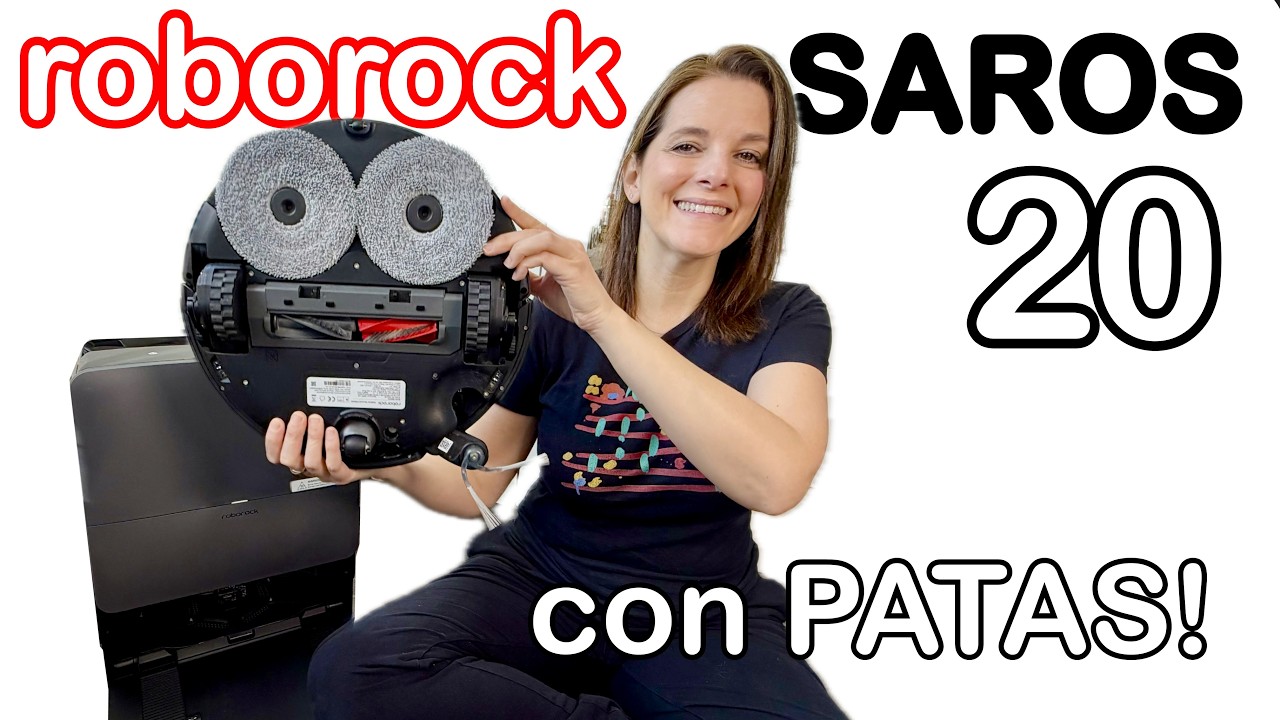 Roborock Saros 20 limpieza CON PATAS!!!