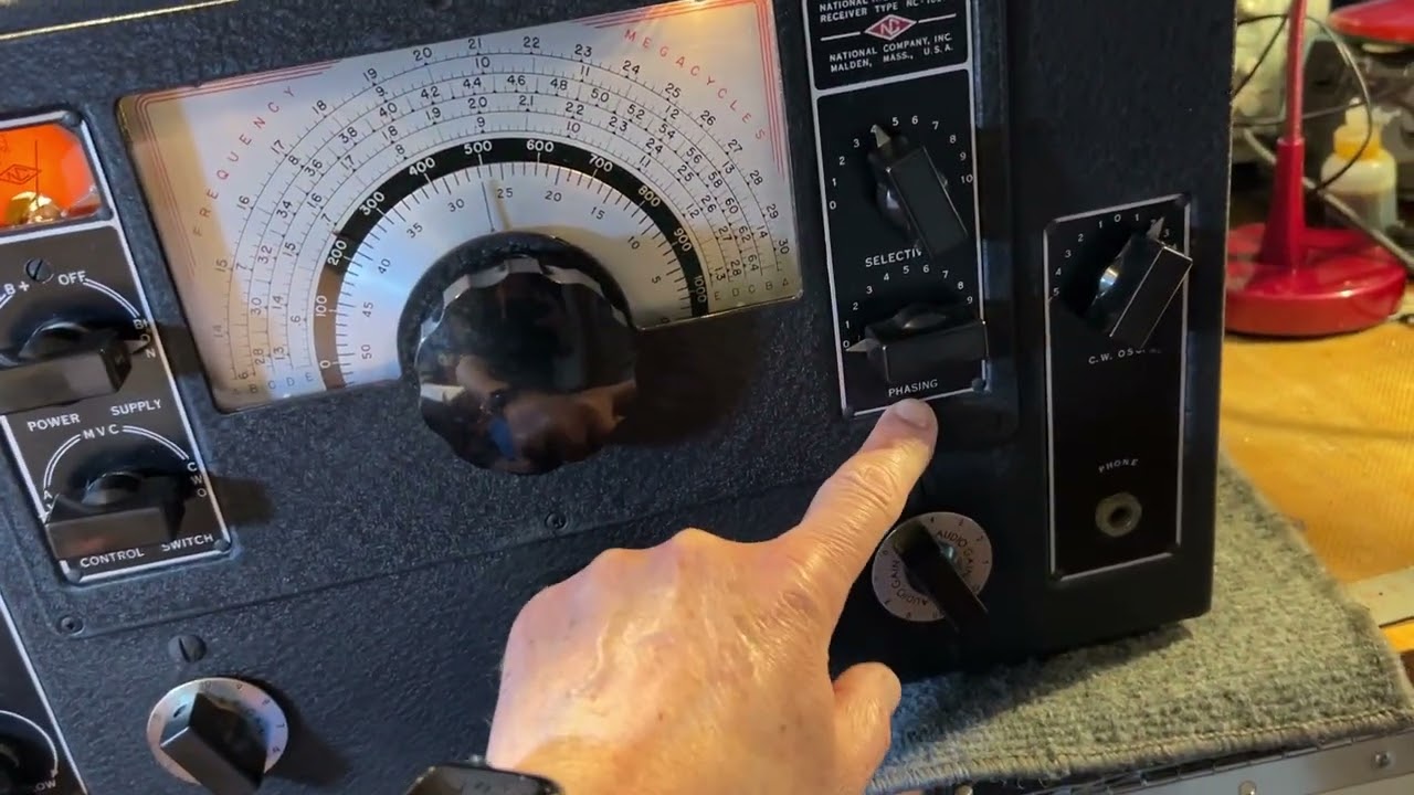 National NC-100XA Receiver After Restoration