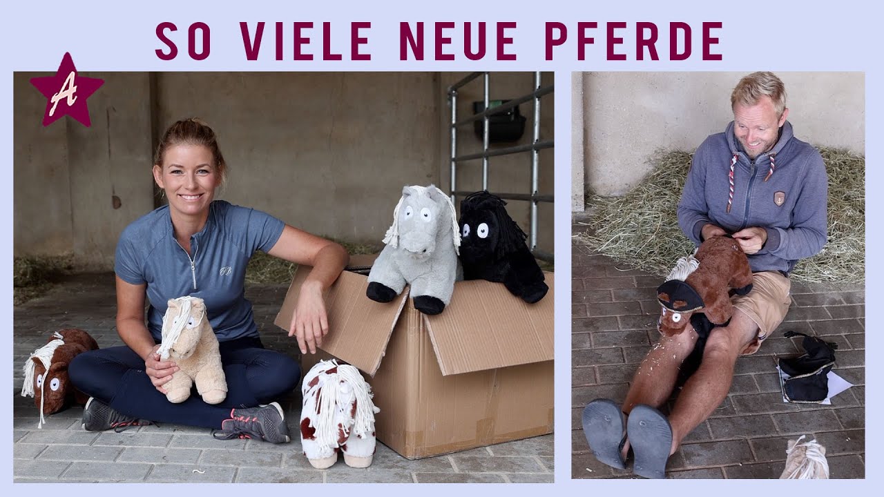 Den ganzen Stall voller Pferde I Philipp flechtet ein I Unsere Crafty Ponies Plüschpferde