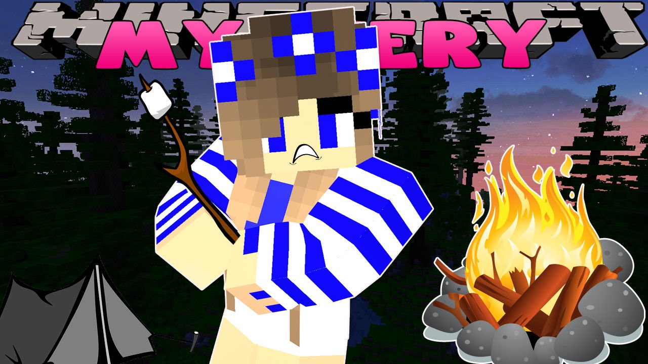 Minecraft Mystery-Camp Nightmare-WHO IS LURKING IN THE FOREST?