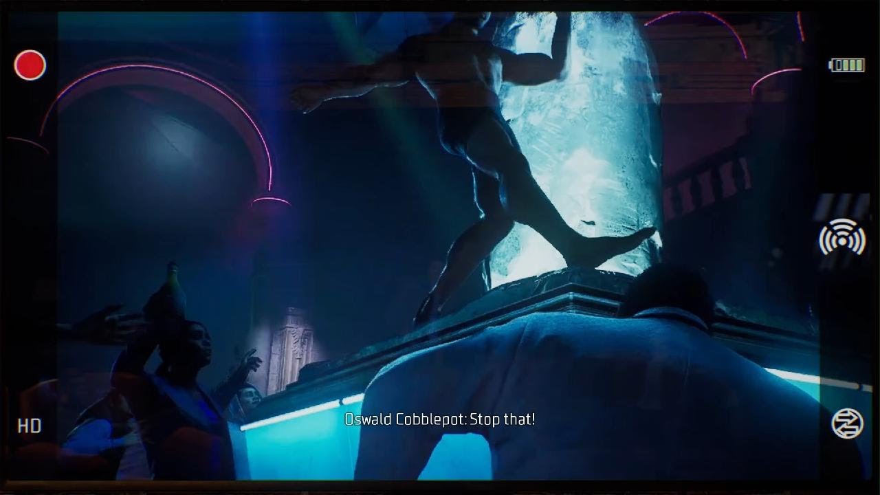 Gotham Knights Bruce and the bat family dance