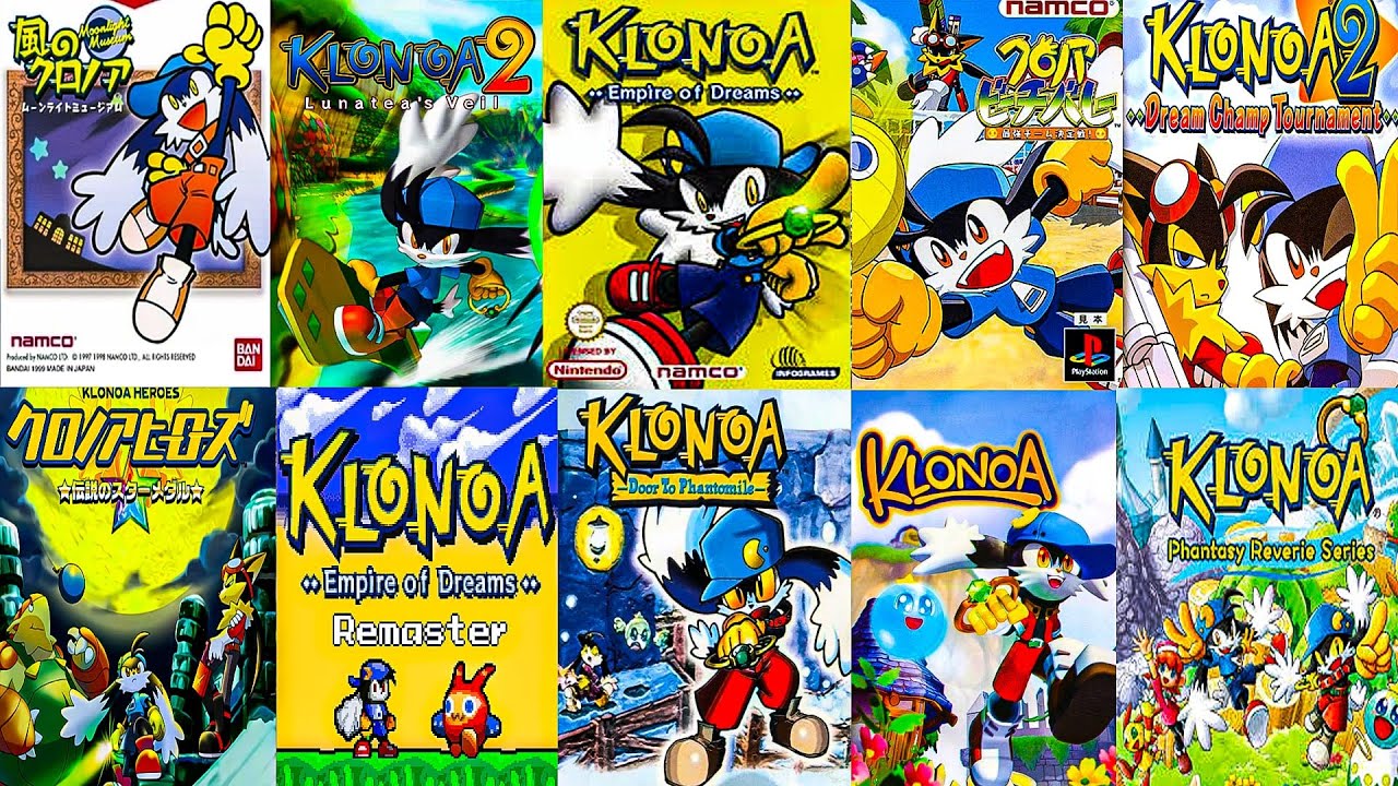 Ewolucja gier KLONOA (1997-2022)