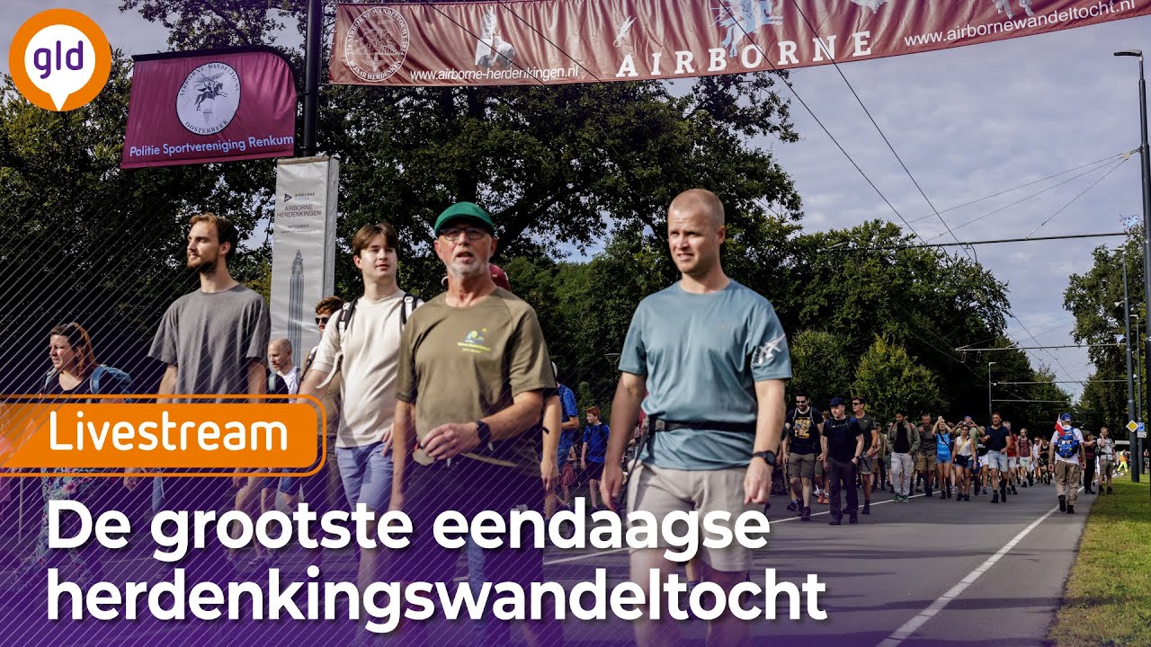 Airborne Wandeltocht in Oosterbeek 2025 | Omroep Gelderland