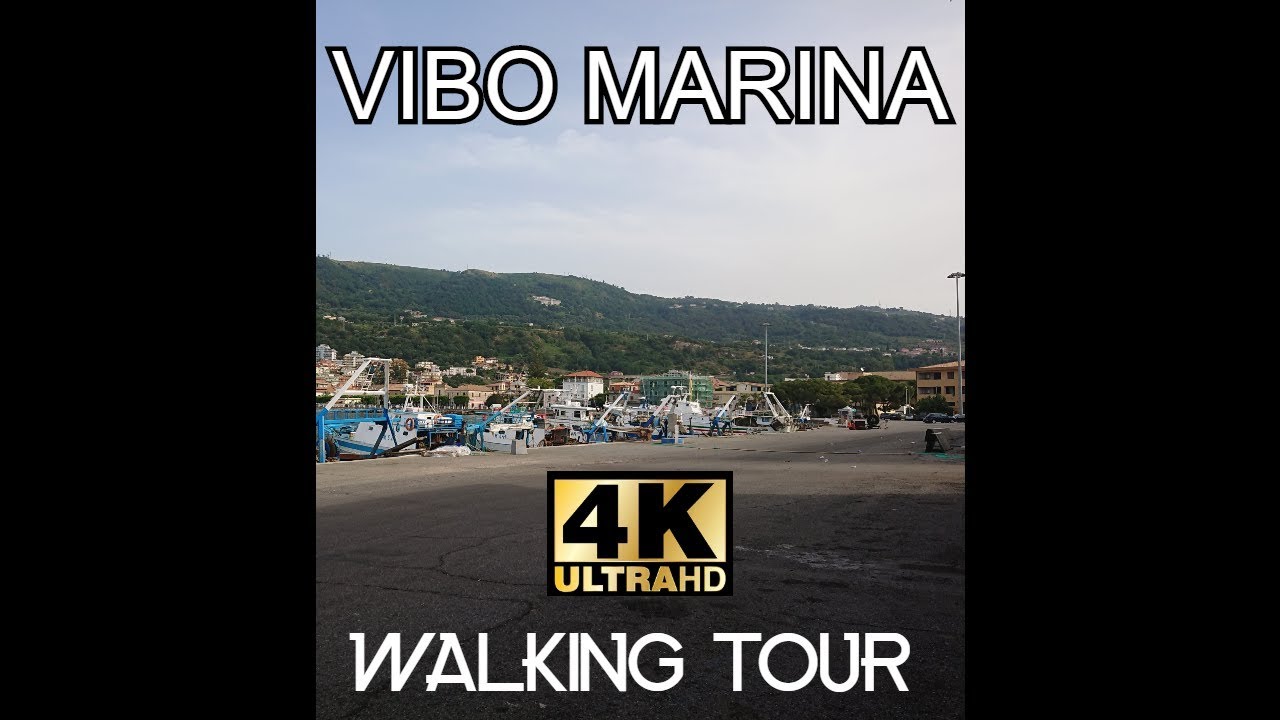 Vibo Marina - Calabria walking tour in 4K | Italy