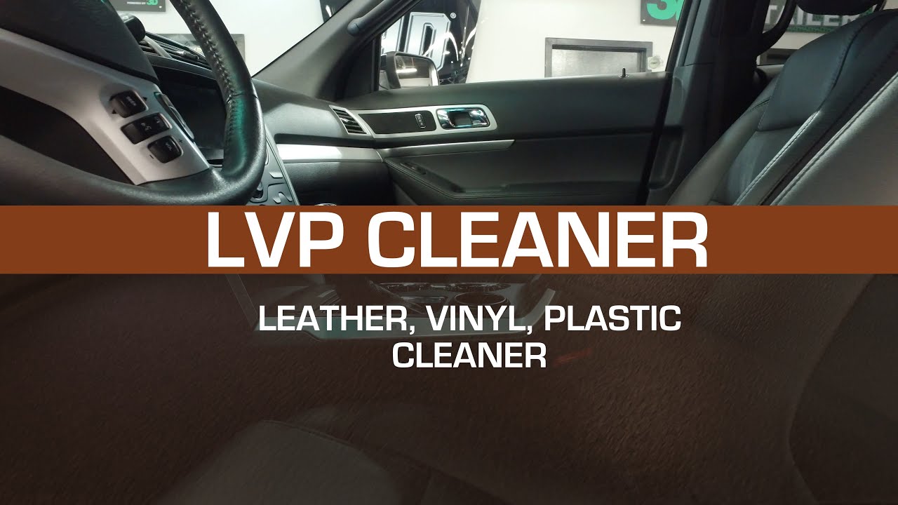 How to clean leather vinyl and plastic
