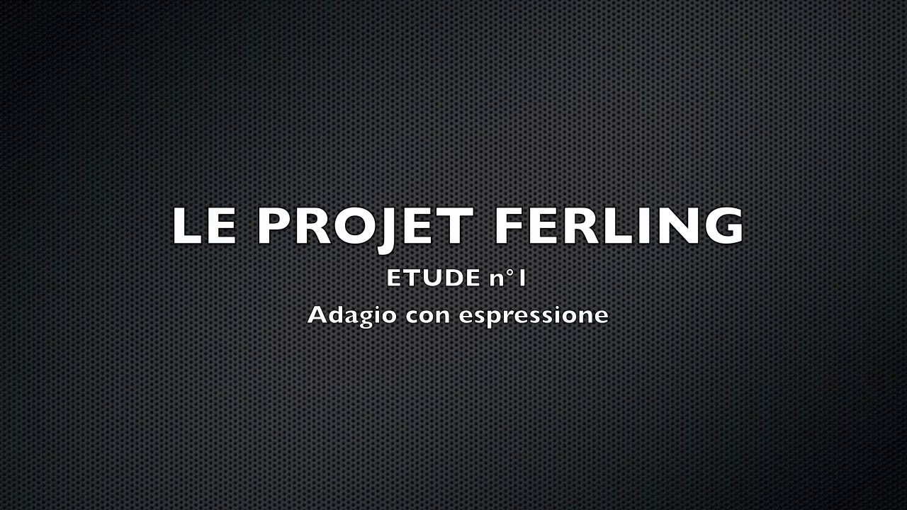 Projet FERLING Etude n°1