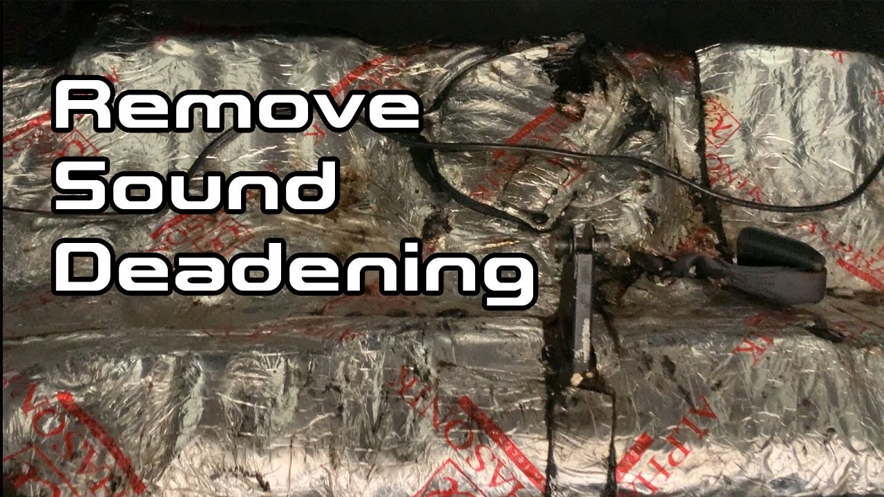 Removing aftermarket sound deadening | Honda Civic EG