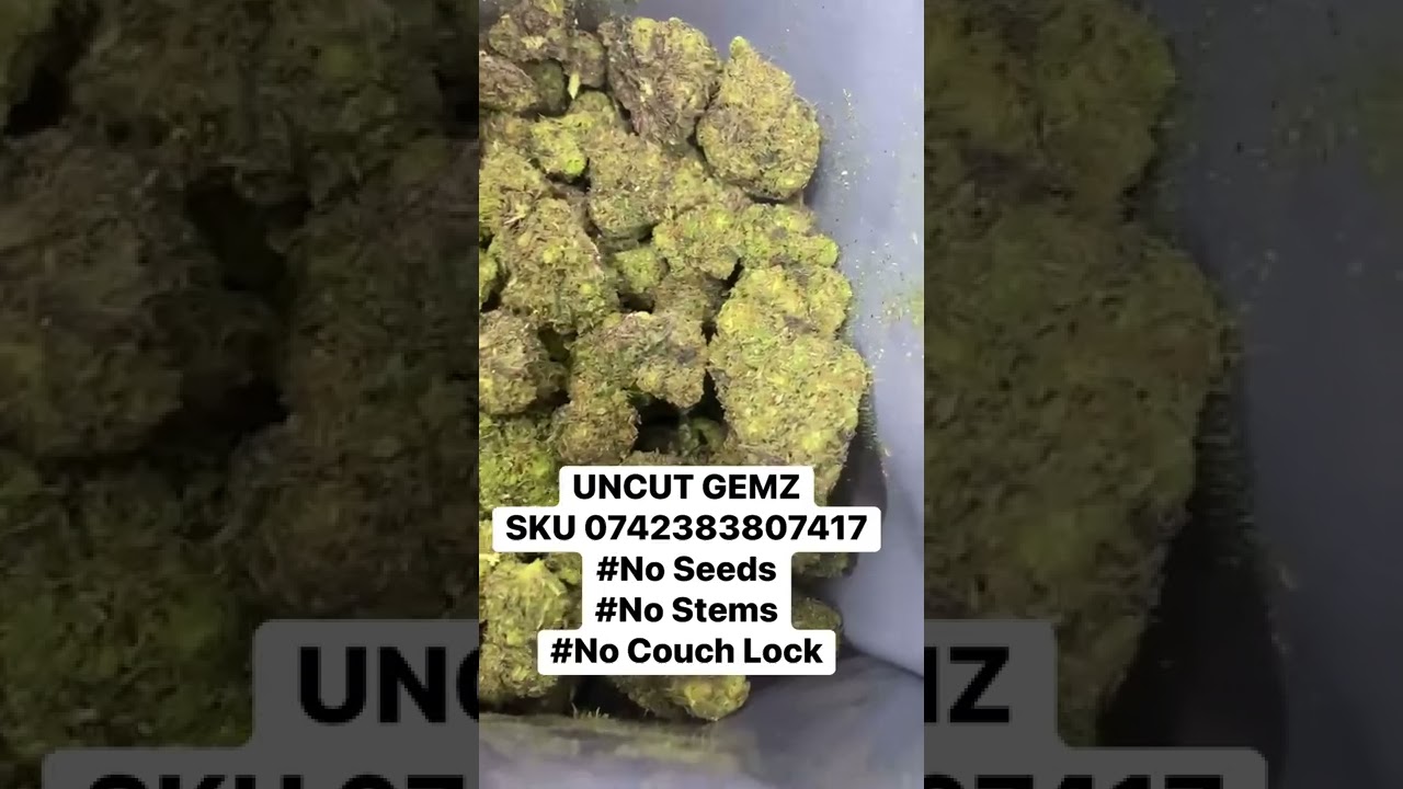 World's Most Beautiful FLOWER - UNCUT GEMZ Ultra-Premium Hand Trimmed CBD Flower