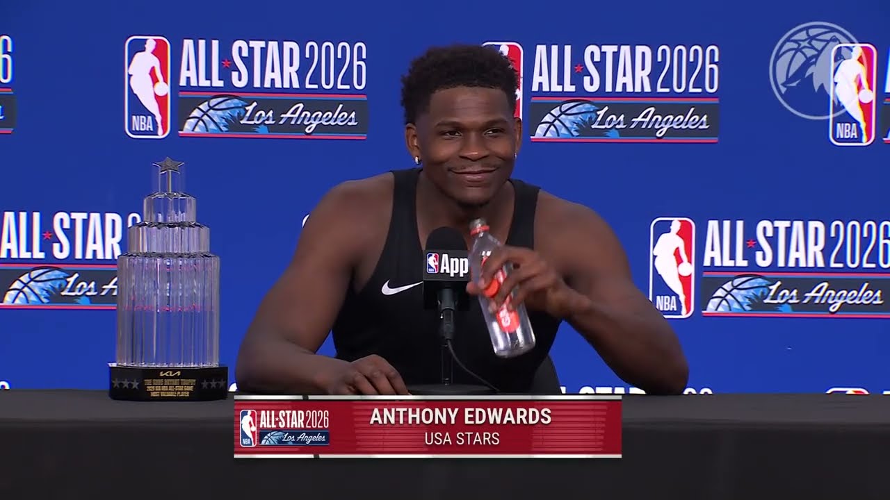 Anthony Edwards All-Star Game MVP Media Availability | 02.25.26