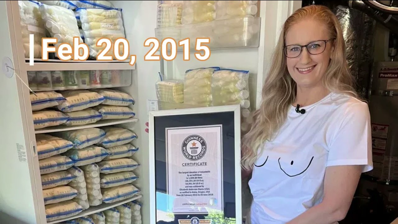 Elizabeth Anderson Sierra | The goddess of Milk | Guinness Book of records #trending #viral #yt