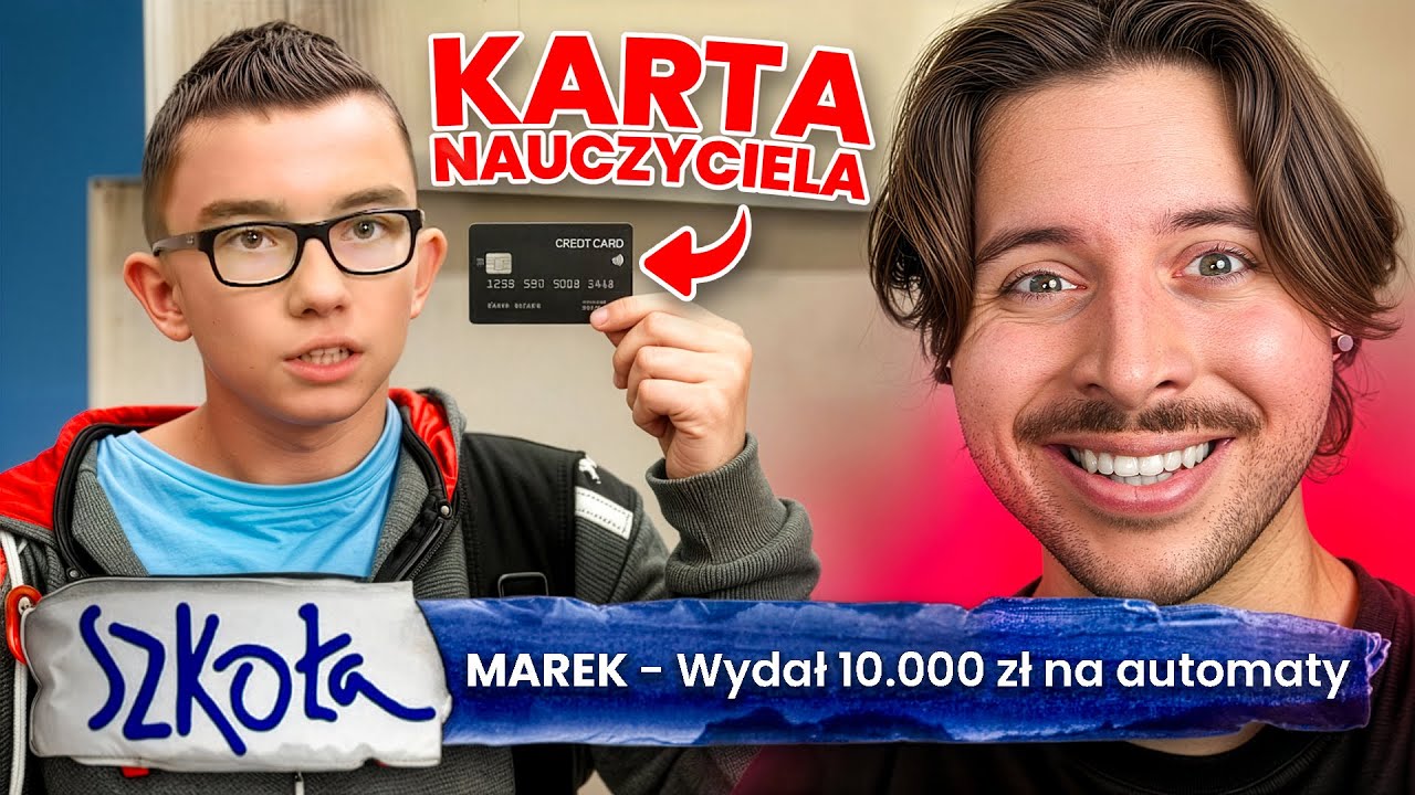SZKOŁA - UKRADLI NAUCZYCIELOWI KARTĘ i WYDALI NA 🎰
