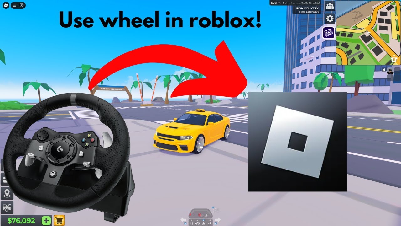 How to use any steering wheel in Roblox! (2025)