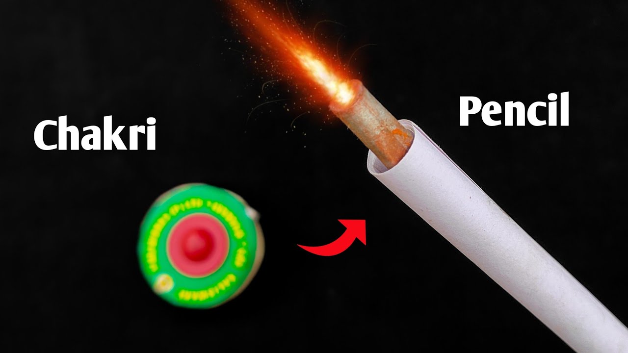 Making Pencil Crackers from Chakri 🔥 || Convert Chakri into Pencil