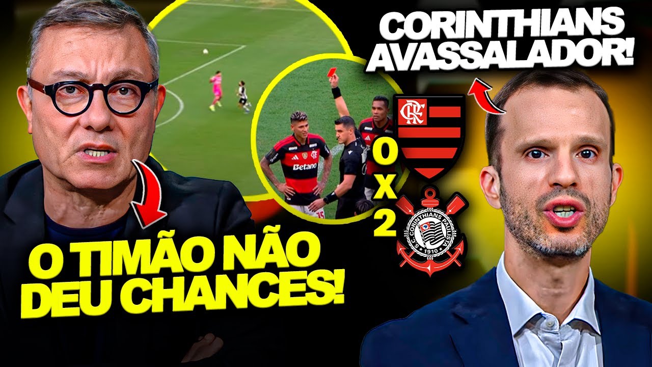 CORINTHIANS CAMPEÃO! MÍDIA ESPORTIVA FICOU IMPRESSIONADA COM AMASSO DO TIMÃO CONTRA O FLAMENGO!