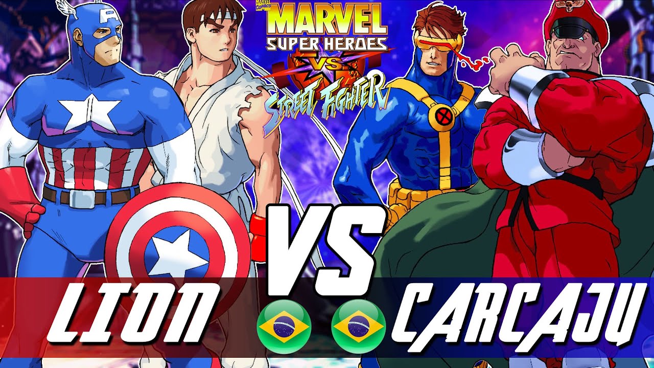 Marvel Super Heroes Vs Street Fighter:🔥Lion_96 Vs CarcajuX🔥| High Level Gameplay.
