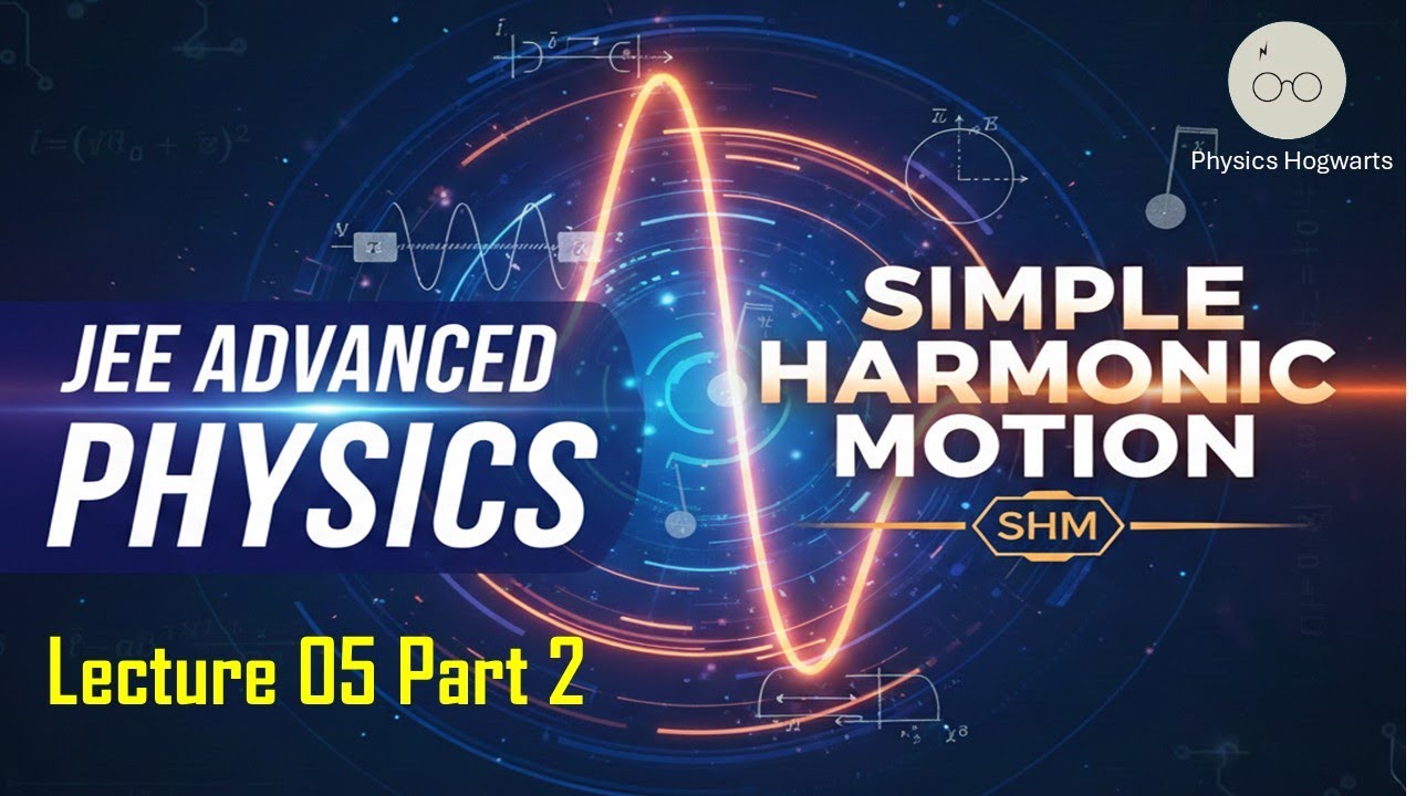 Phasor Method for solving SHM Problems: Lecture  05 - II |Simple  Harmonic Motion| JEE Advanced |JEE