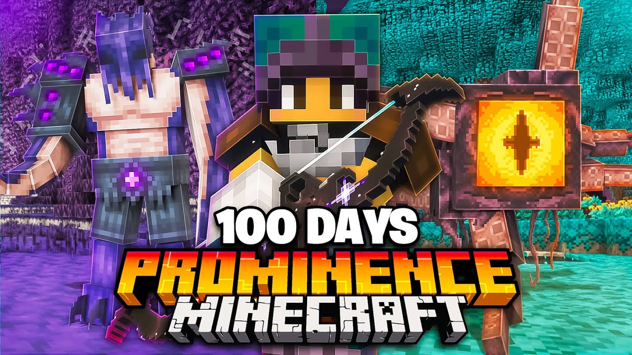 I Survived 100 Days as an ARCHER in Prominence II Minecraft (#2)