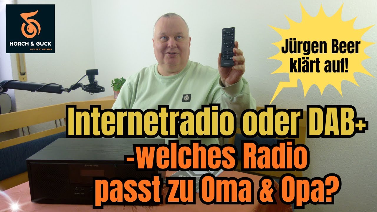 Internetradio oder DAB+ f&uuml;r Senioren? J&uuml;rgen von Horch & Guck erkl&auml;rt, was wirklich passt.