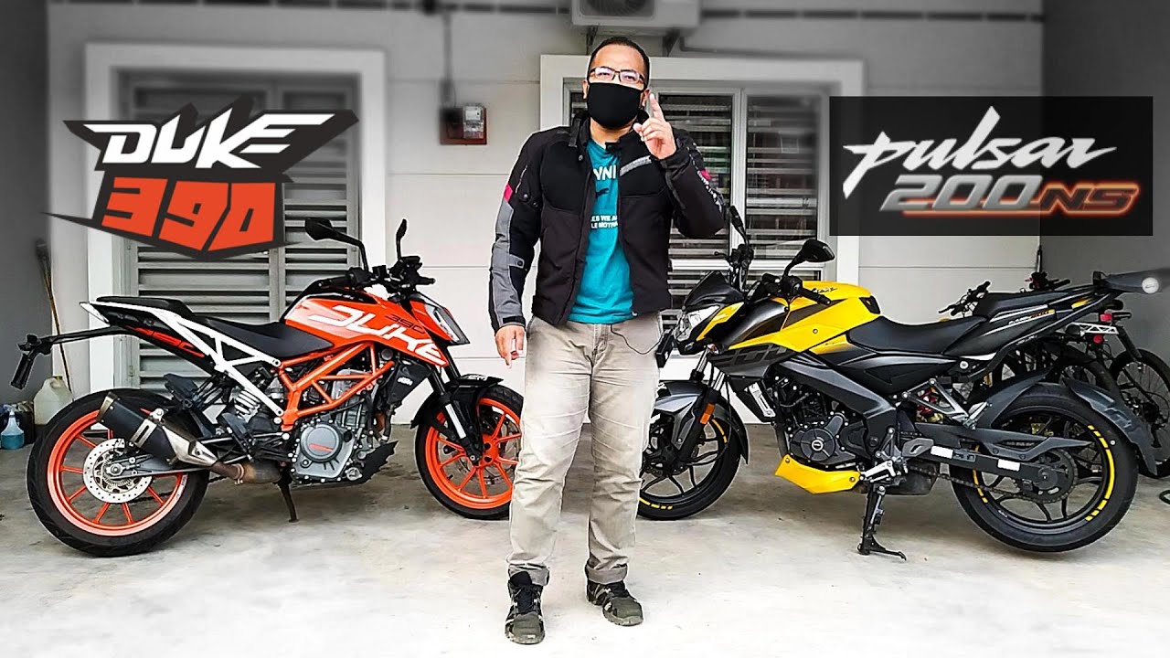 KELEBIHAN DAN KEKURANGAN | Pulsar NS200 VS Duke 390 | Motorsikal Beginner
