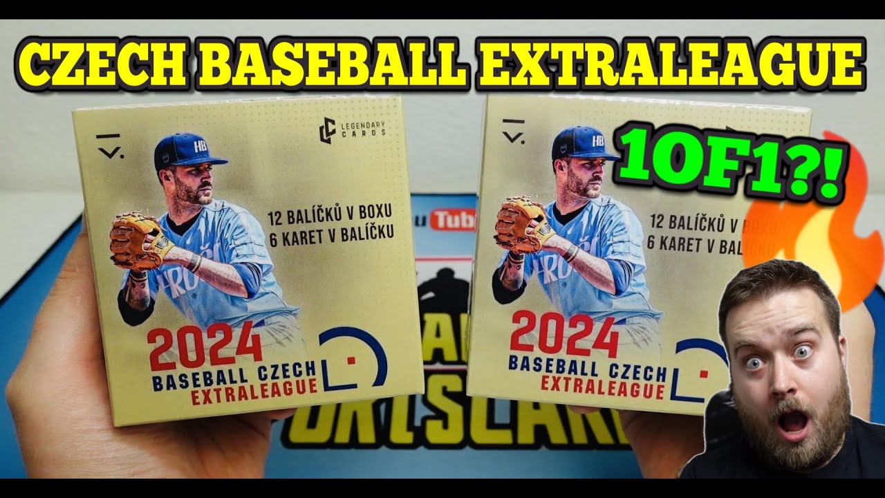 CZECH BASEBALL EXTRALEAGUE 2024 Legendary Cards 2x Box break! Baseballové karty české extraligy!