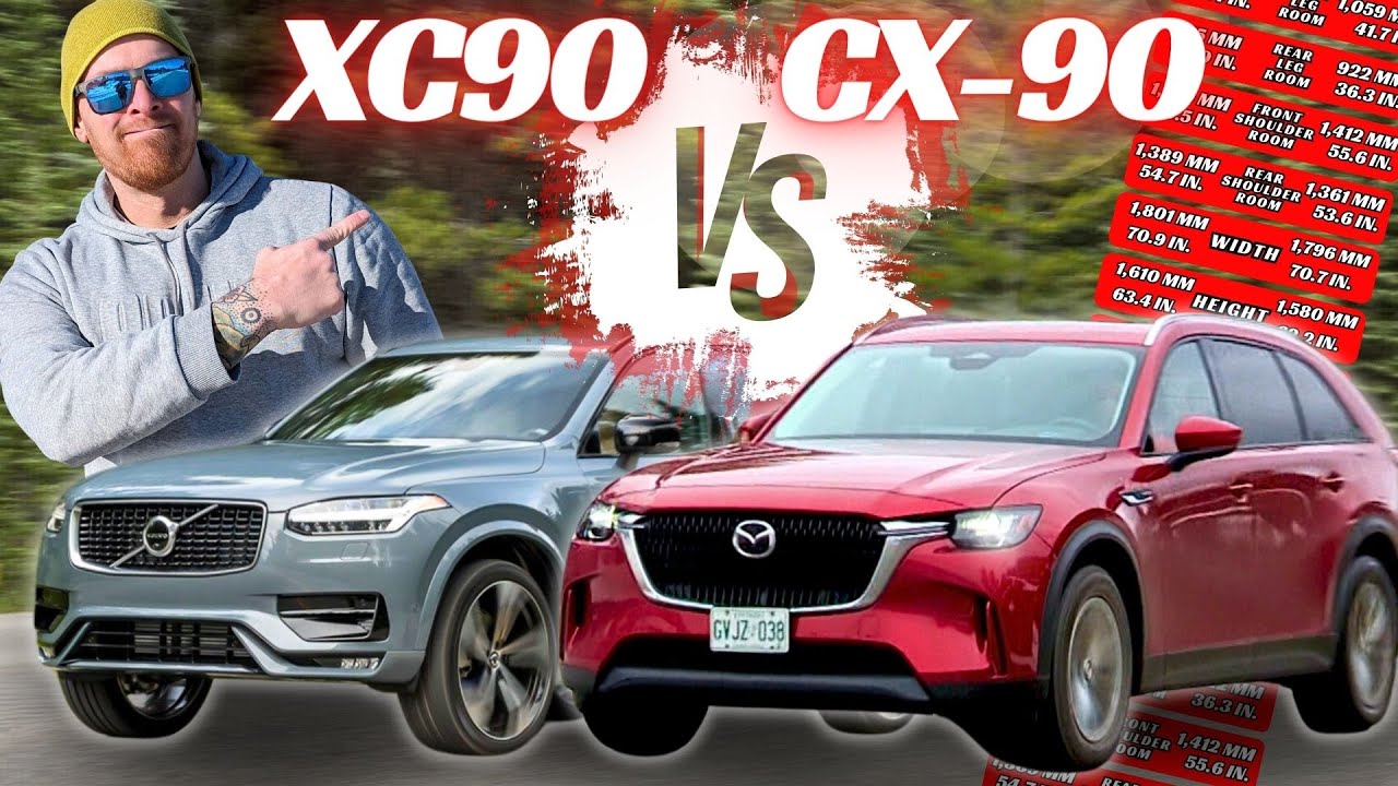Volvo XC90 против Mazda CX-90: ВОЗМОЖНО, ВЫ ОШИБАЕТЕСЬ! (СРАВНЕНИЕ РОСКОШНЫХ ВНЕДОРОЖНИКОВ)
