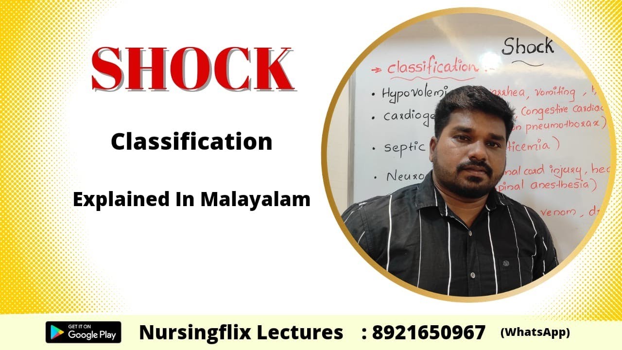Shock- Classification Explained in Malayalam