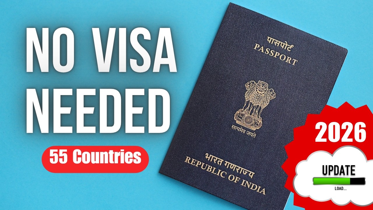 55 Visa-Free Countries for Indian Passport in 2026 | Full Updated List + Best Travel Picks