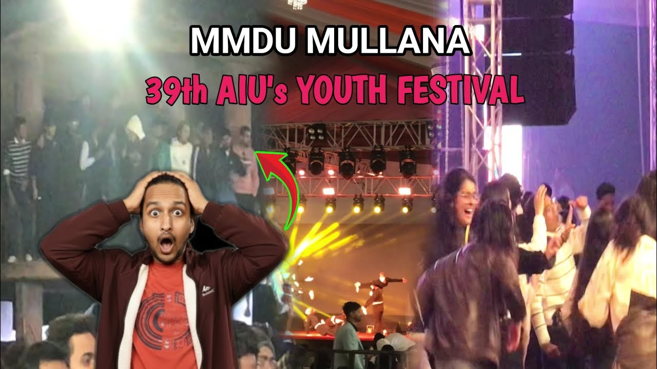MMDU Mullana Youth Festival 2026 | Full Event Coverage Vlogs videos😱 | The Craziest Event of 2026 🎭💃