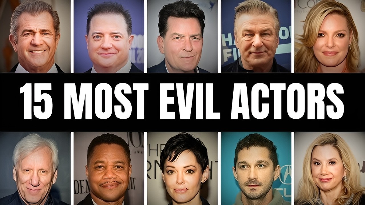 15 Famous Actors & Actresses BANNED from Hollywood ,  And Why