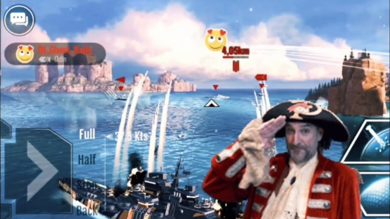 💯 Ꮇคɇsŧɍø VS DL Ghost Raily &《☆ReSiLiEn & Cooldown - Gameplay Pacific Warships