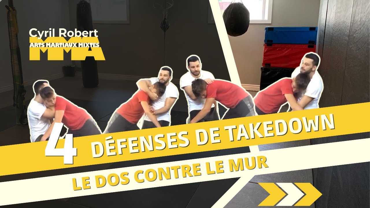 4 Défenses De Takedown Le Dos Contre Le Mur | MMA