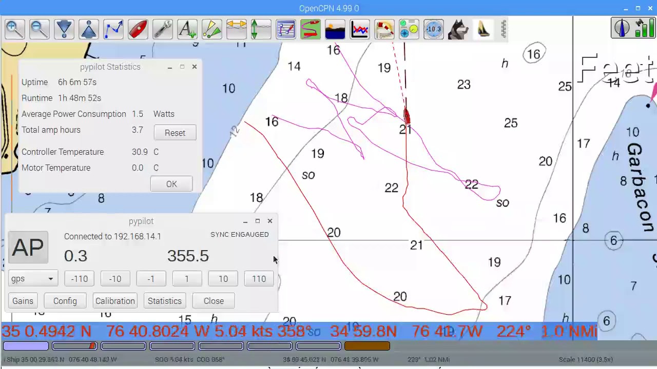 pypilot windshield wiper motor