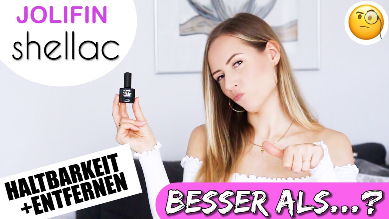 Jolifin SHELLAC (Gellack) Haltbarkeit und Entfernen | Nails »Lalalunia«