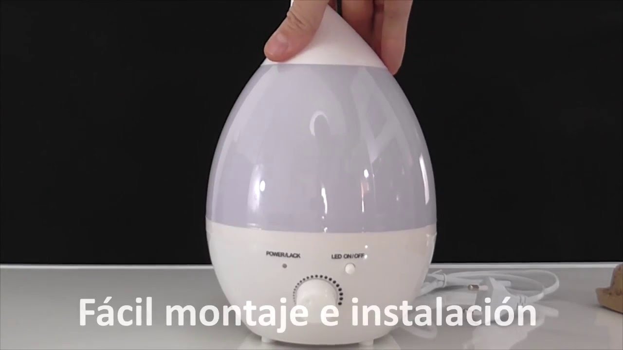 Humidificador Ultrasónico de Aceite Perfumado VicTop® con 7 Luces LED