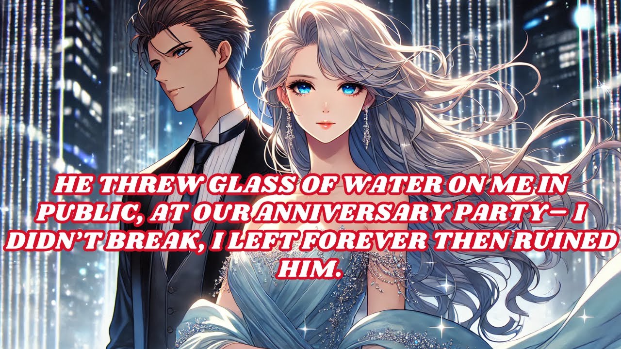 He threw glass of water on me in public, at our anniversary party&ndash; I left forever then ruined him..