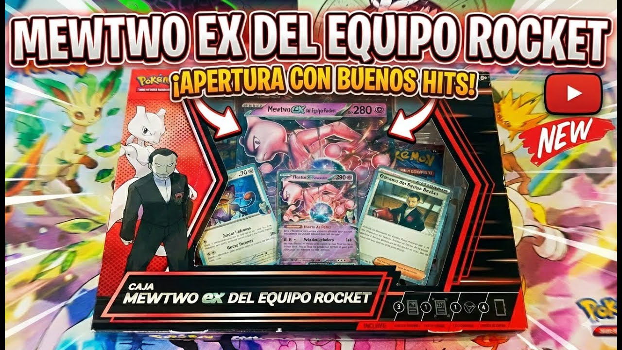 ¿VALE LA PENA? 🤔 Abro la nueva caja de MEWTWO ex TEAM ROCKET